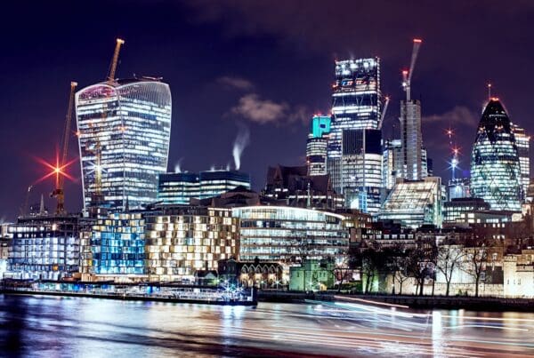 photo of city lights
